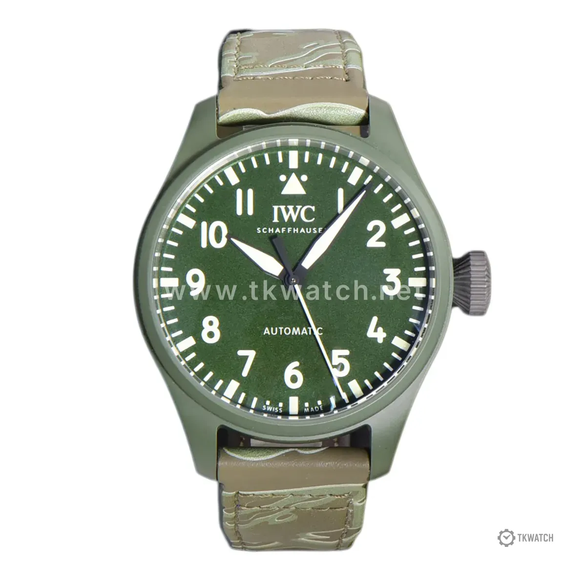 Big Pilot’s Watch 43 IW329802 Top Gun Edition Woodland on Camo Strap