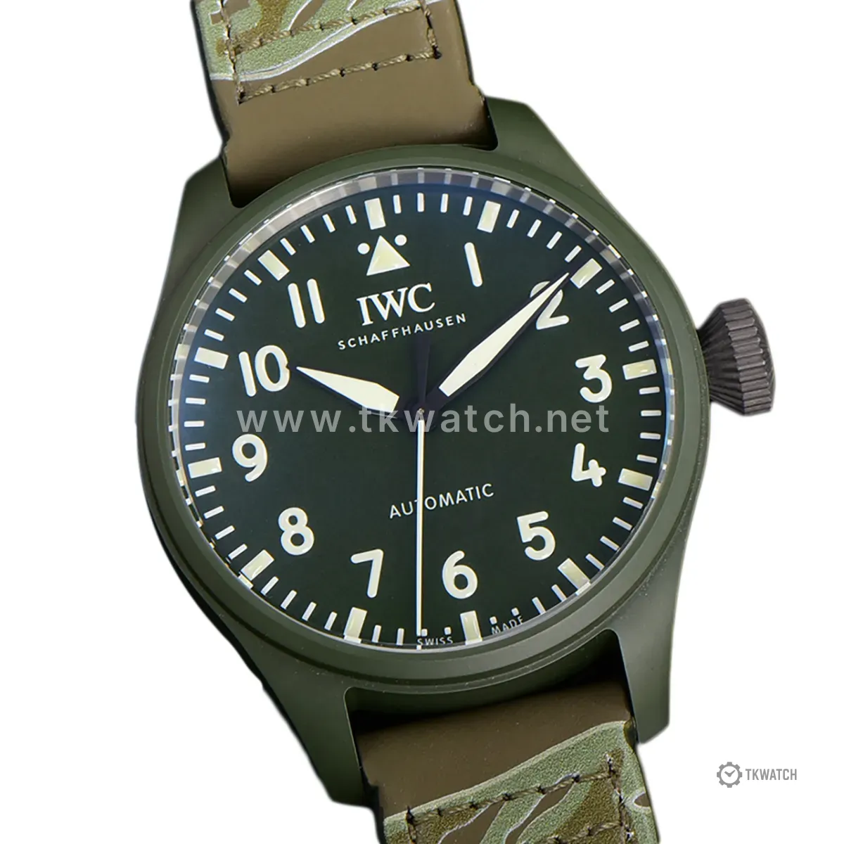 Big Pilot’s Watch 43 IW329802 Top Gun Edition Woodland on Camo Strap - Image 2
