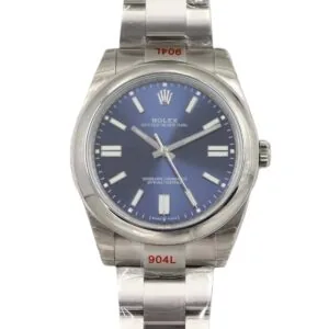 Oyster Perpetual 41mm leuchtend blaues Zifferblatt 114300