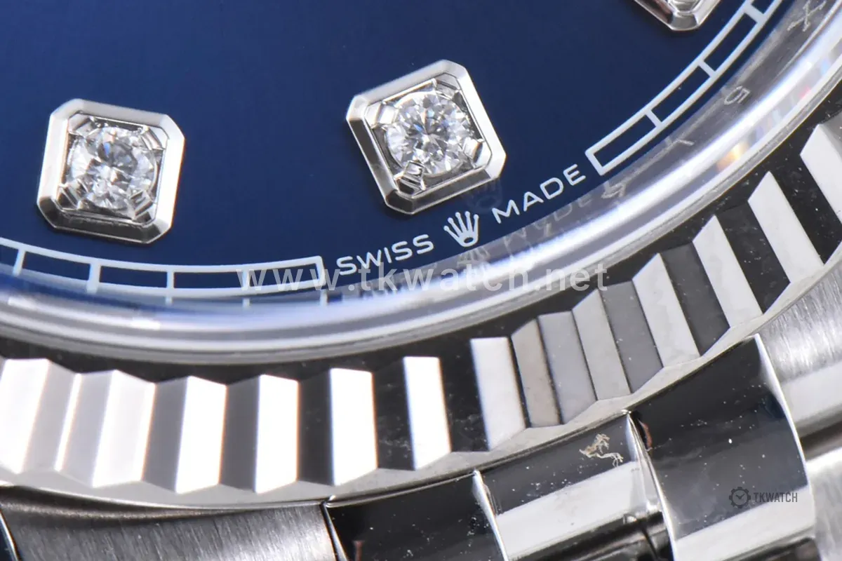 Datejust 36 126234 Bright Blue Dial with Diamond Marker in Steel in Jubilee Bracelet - Image 6