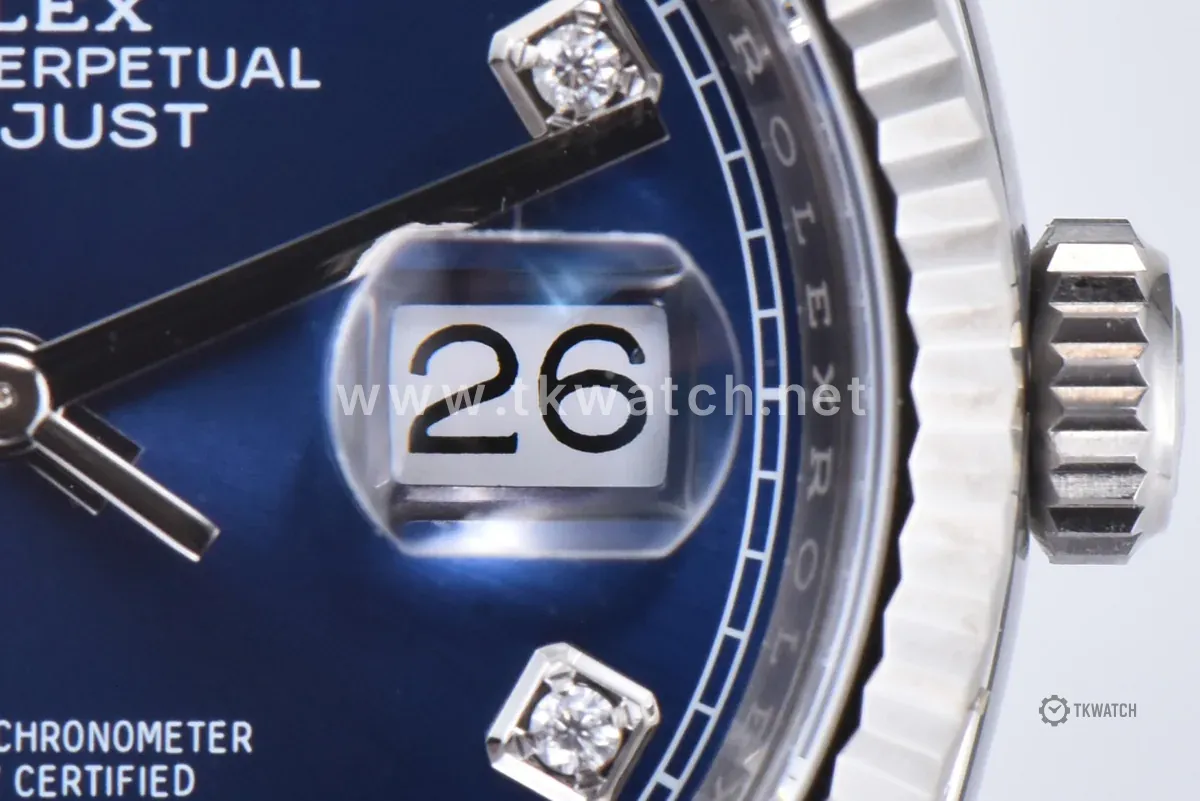 Datejust 36 126234 Bright Blue Dial with Diamond Marker in Steel in Jubilee Bracelet - Image 4