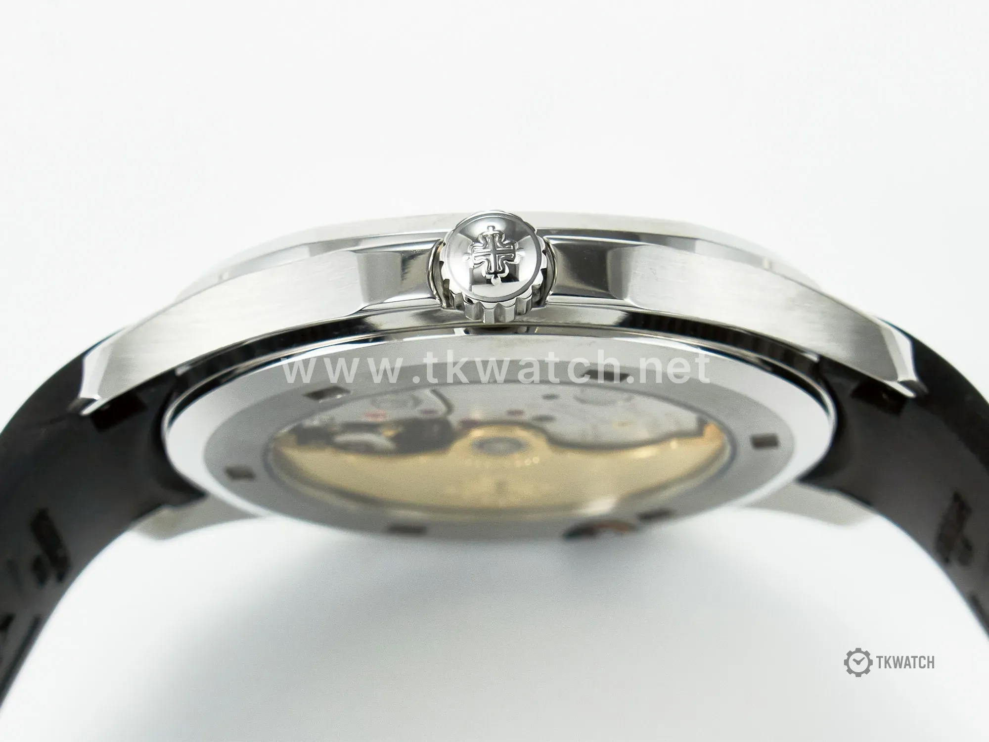 Aquanaut 5167A SS ZF 1:1 Best Edition Black Dial on Black Rubber Strap A324 Super Clone(New clasp) - Image 15