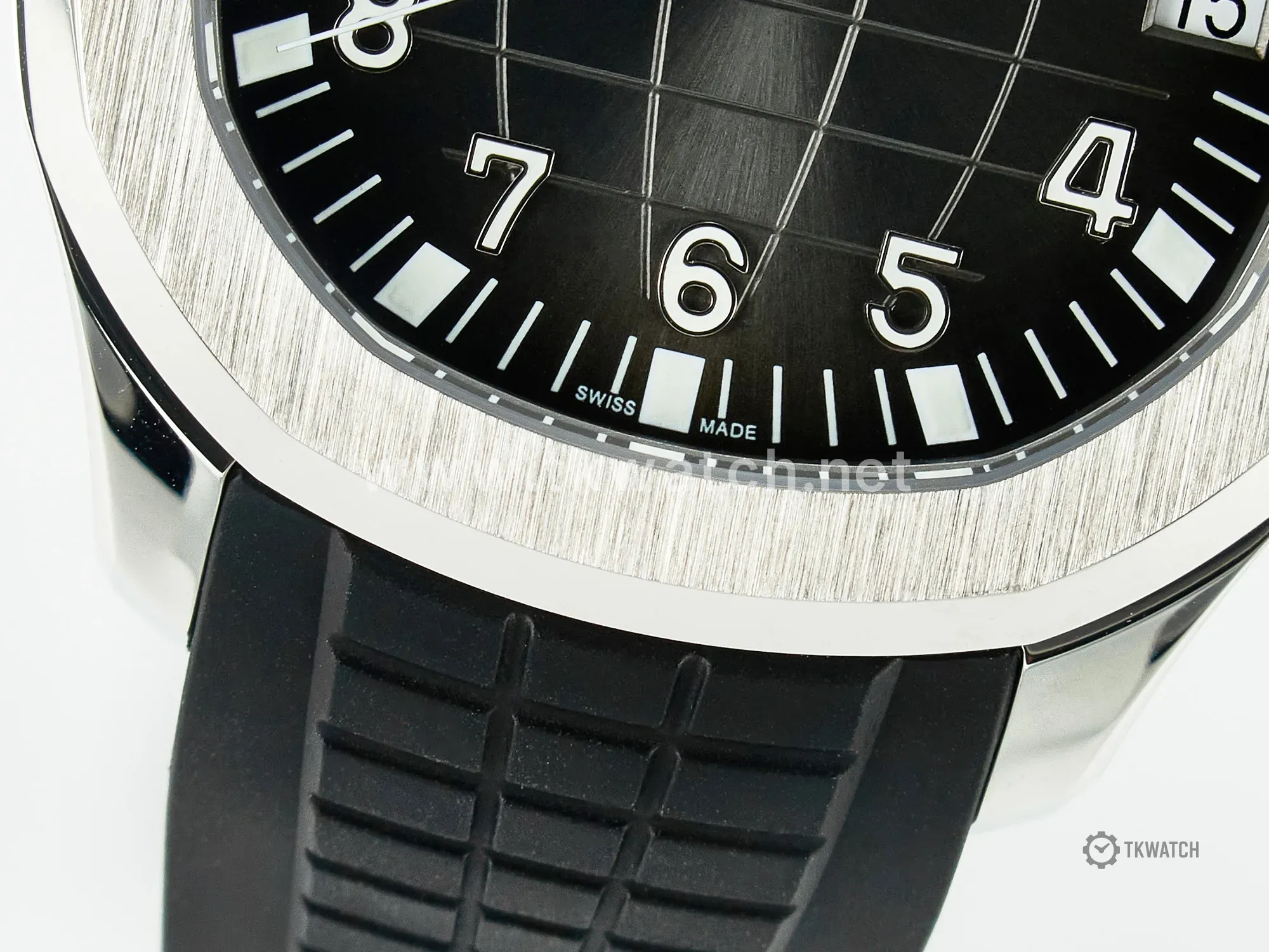 Aquanaut 5167A SS ZF 1:1 Best Edition Black Dial on Black Rubber Strap A324 Super Clone(New clasp) - Image 13