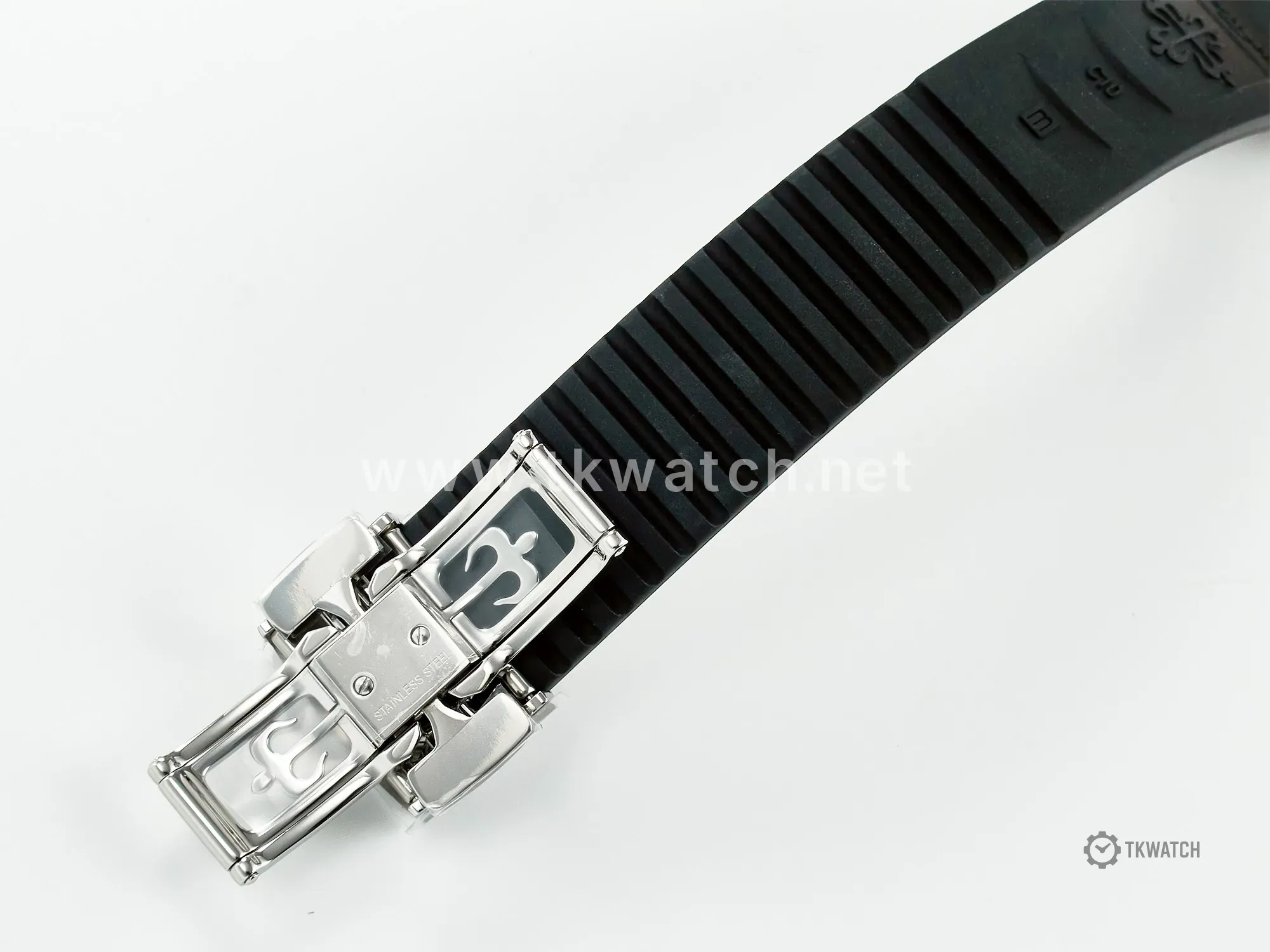 Aquanaut 5167A SS ZF 1:1 Best Edition Black Dial on Black Rubber Strap A324 Super Clone(New clasp) - Image 12