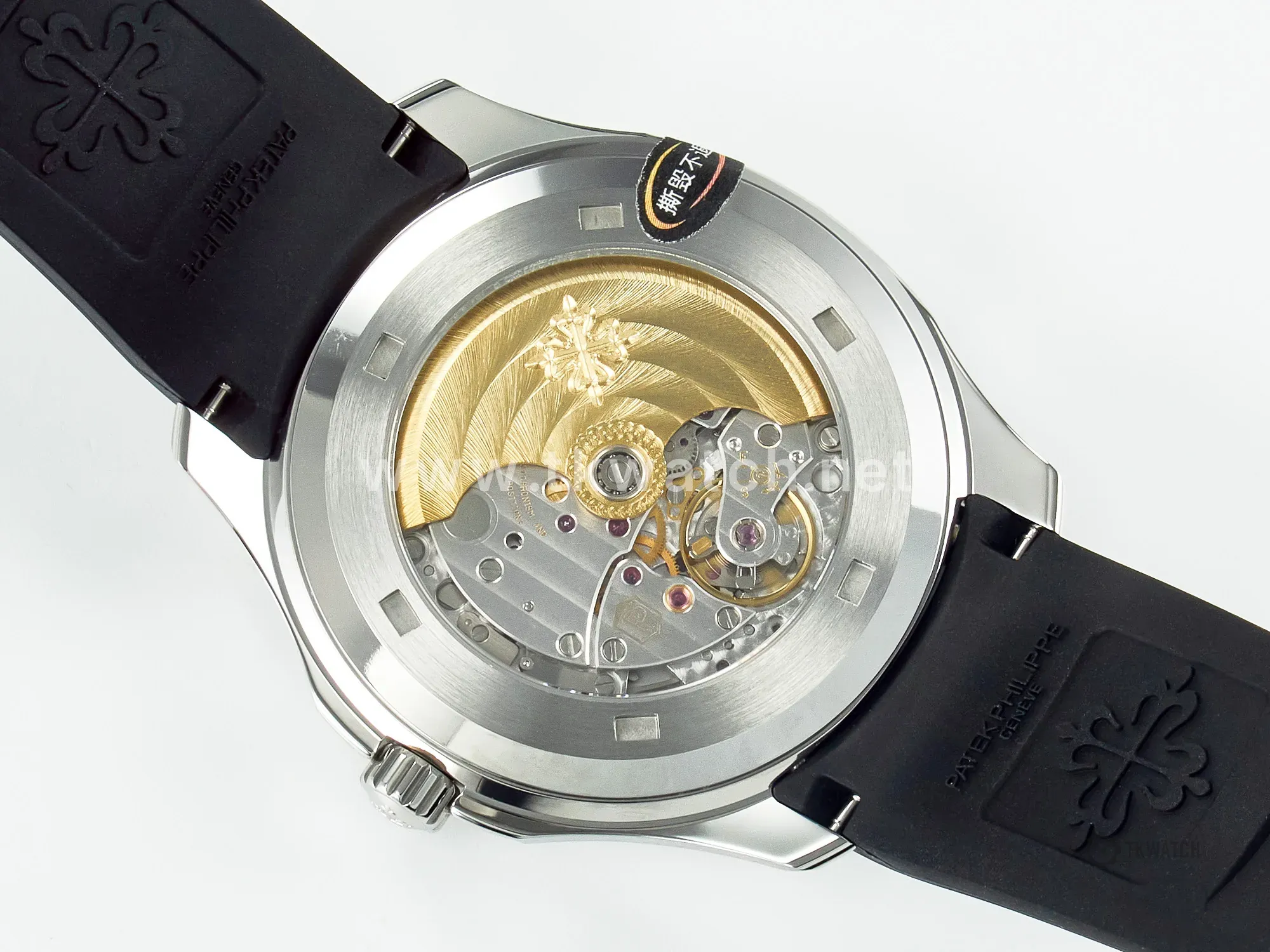 Aquanaut 5167A SS ZF 1:1 Best Edition Black Dial on Black Rubber Strap A324 Super Clone(New clasp) - Image 16