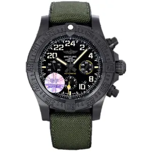 Avenger Hurricane Black Dial on Green Nylon Strap