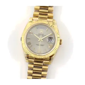 Day-Date 40 228238 Silver Dial in Yellow Gold